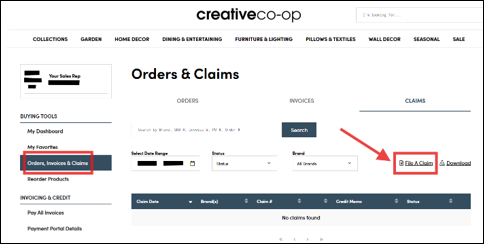 Example of a clear damage photo for a claim