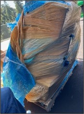 Example of shipment damage to note on a claim